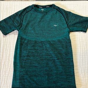 Everlast Teal and Black Space-Dye Short Sleeve Performance Tee